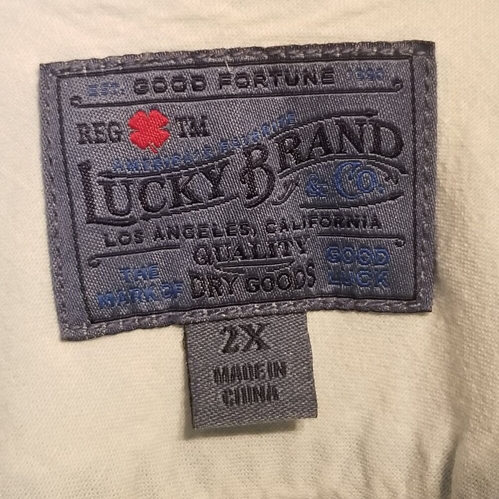 Lucky Brand 2X Dress Light Blue Chambray Flounce Coastal Cotton Hemp Beach Boho - Picture 5 of 9